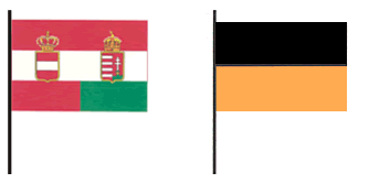 Flags of Austria used on Land.